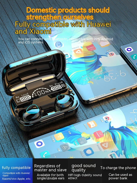 Auriculares Inalámbricos Bluetooth de Alta Gama con Cancelación de Ruido para Hombre - Image 4