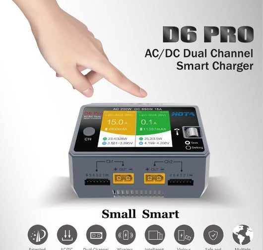 Cargador Inteligente Dual HOTA D6 Pro - 200W AC / 650W DC - Image 9