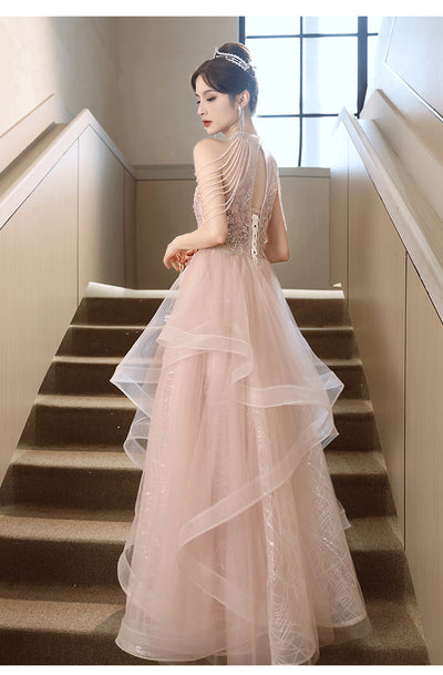 Vestido de Noche Elegante Rosa para Mujer - Image 17