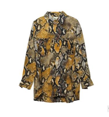 Blusa Leopardo Retro Mujer Manga Larga Suelta Moderna Otoño Invierno - Image 7