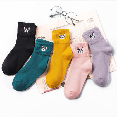Calcetines de Invierno para Mujer con Bordados de Animales Kawaii - Image 7