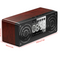 Reloj Parlante Bluetooth de Madera con Subwoofer Retro