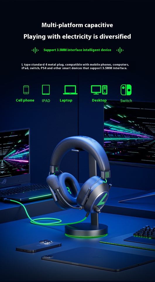 Auriculares Gaming G810 con Control por Cable - Sonido Inmersivo para Jugadores - Image 11