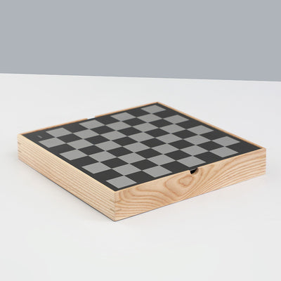 Tablero de Ajedrez de Madera Natural para Sala de Estar - Image 12