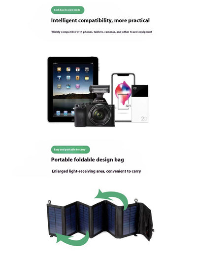 Bolsa Solar Plegable 8W - Cargador Portátil de Energía para Exteriores - Image 7