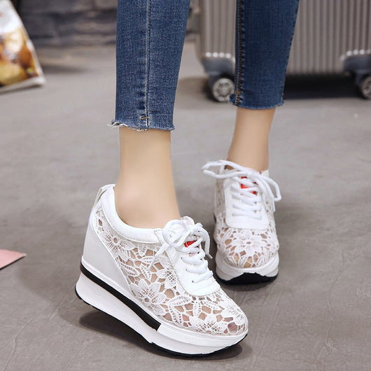 Zapatillas Deportivas Blancas con Malla Transpirable - Image 6