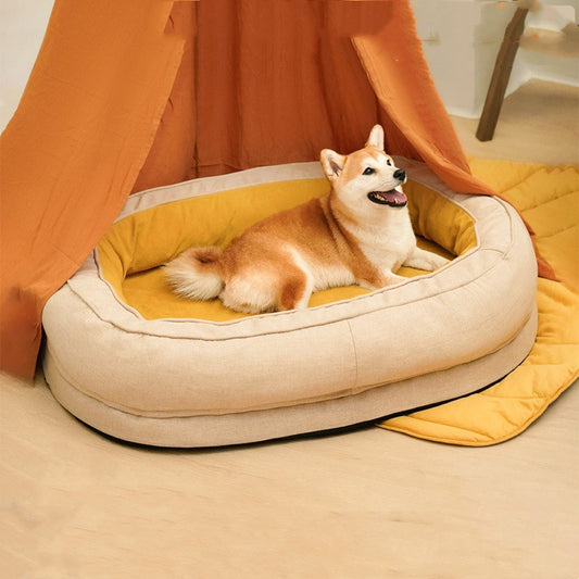 Caseta Desmontable y Lavable para Perros Medianos y Grandes - 4 Estaciones