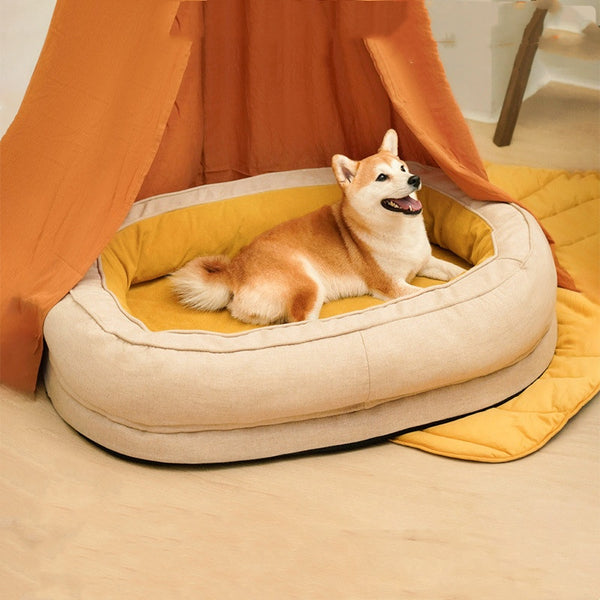 Caseta Desmontable y Lavable para Perros Medianos y Grandes - 4 Estaciones