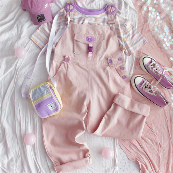 Pantalón Bib Rosa Versátil