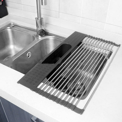 Escurridor de Platos Plegable en Acero Inoxidable - Image 3