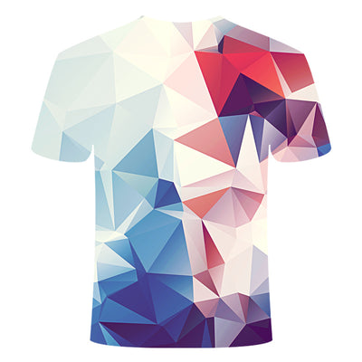Playera Retro Suelta Estampada de Manga Corta - Image 4