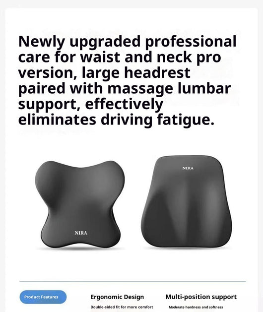 Cojín Lumbar Viscoelástico para Auto con Soporte Cervical - Image 16