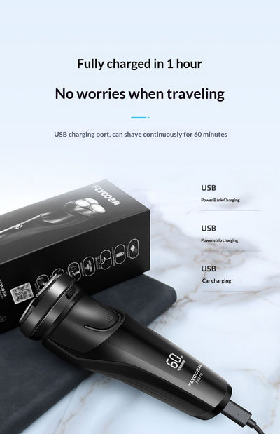 Afeitadora Eléctrica Recargable Portátil para Hombre - Image 20