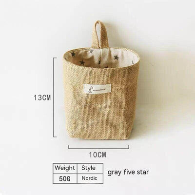 Bolsa de Almacenamiento de Yute para Baño y Escritorio - Image 3