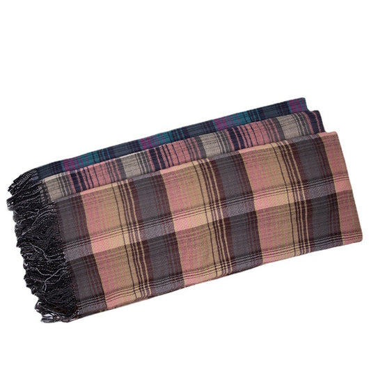 Capa Bufanda de Cuadros Cálida en Faux Cashmira para Mujer - Image 12