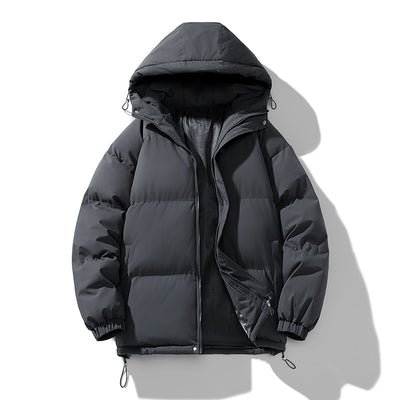 Abrigo Hoodie Acolchado para Hombre - Chaqueta de Invierno Cálida y Casual - Image 9