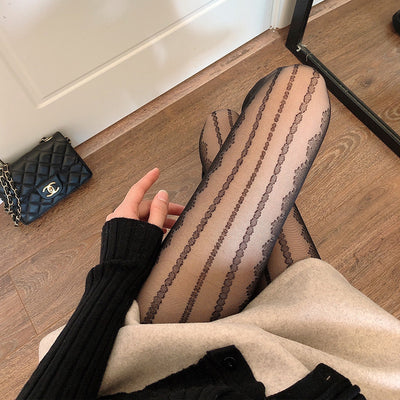 Medias Estilo Japonés con Encaje - Pantys Finos Resistentes al Desgarrado - Image 5