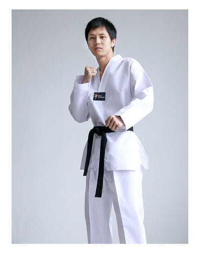 Uniforme de Boxeo Taoísta Manga Corta Bordado para Principiantes - Image 5