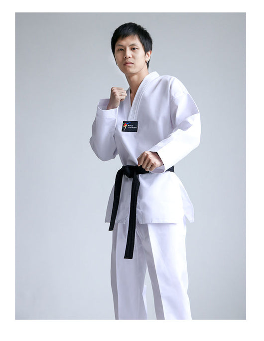 Uniforme de Boxeo Taoísta Manga Corta Bordado para Principiantes - Image 5