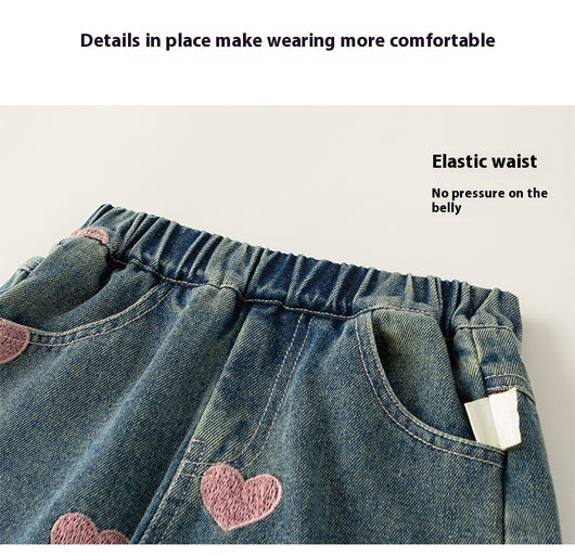 Pantalones Rectos Anchos para Niña - Estilo Casual Moderno - Image 11