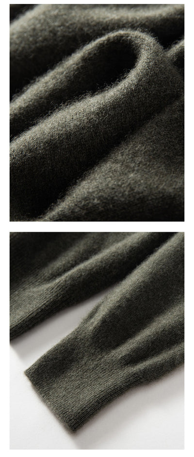 Suéter Minimalista Cuello en V para Hombre - Image 16