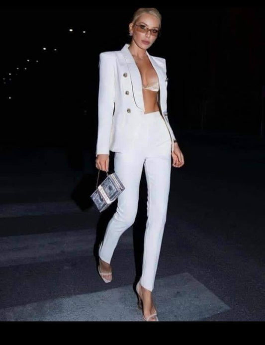 Blazer Ejecutivo Slim Fit Primavera Otoño para Mujer - Image 2