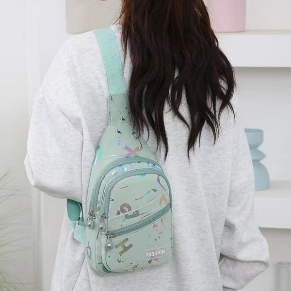 Mochila Bandolera Mujer con Tela Oxford - Bolsa Pecho Cruzada