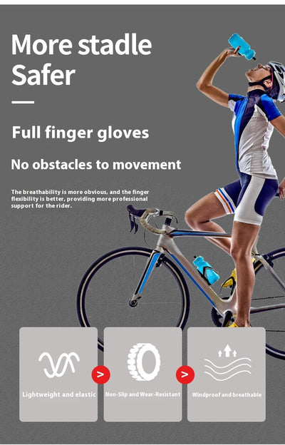 Guantes Ciclismo con Protección Solar y Absorción de Impactos - Image 14