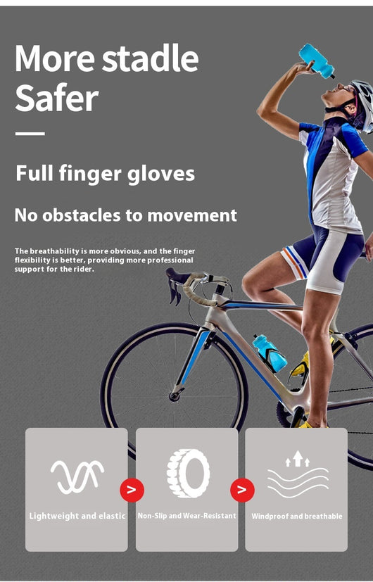 Guantes Ciclismo con Protección Solar y Absorción de Impactos - Image 14