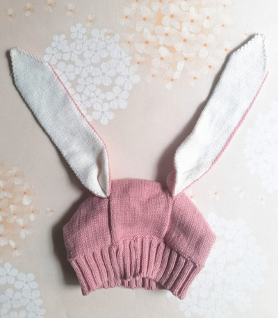 Gorro Tejido para Bebé con Orejas de Conejo Adorable - Image 4