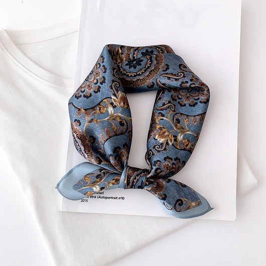 Pañuelo de Seda para Mujer - Accesorio de Moda Versátil - Image 48