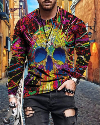 Camiseta Casual Slim Fit con Estampado de Letras para Hombre - Image 13