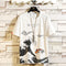 Camiseta Estampada Casual de Talla Grande para Hombre