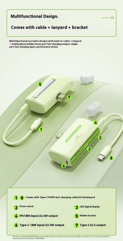 Batería Portátil Mini Cápsula de Alta Capacidad - Image 18