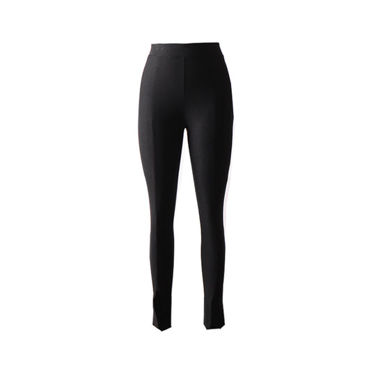 Pantalón Casual de Talle Alto con Abertura Lateral - Image 7