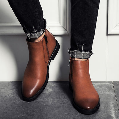 Zapatos Altos de Cuero Británico para Hombre - Image 3