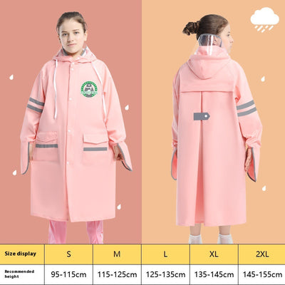 Poncho Impermeable Escolar para Niños y Niñas - Protección Total con Mochila Integrada - Image 7