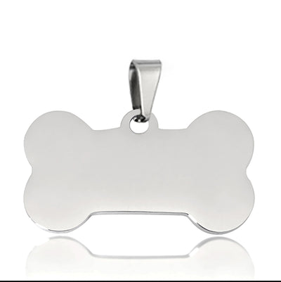 Placa de Identificación para Mascotas en Acero Inoxidable Titanio - Image 75