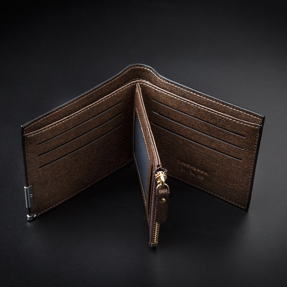 Billetera Corta Ejecutiva para Hombre con Grabado