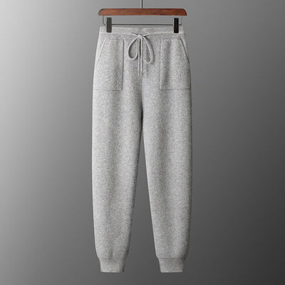 Conjunto de Sudadera con Capucha y Pantalón Tejido de Color Liso para Hombre - Image 4