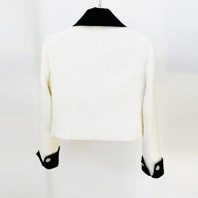 Abrigo de Invierno con Moño y Detalles Perlados - Image 4