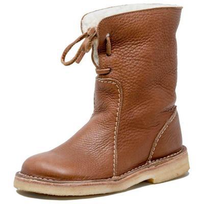 Botas de Invierno para Mujer con Forro de Felpa y Cordones - Image 7