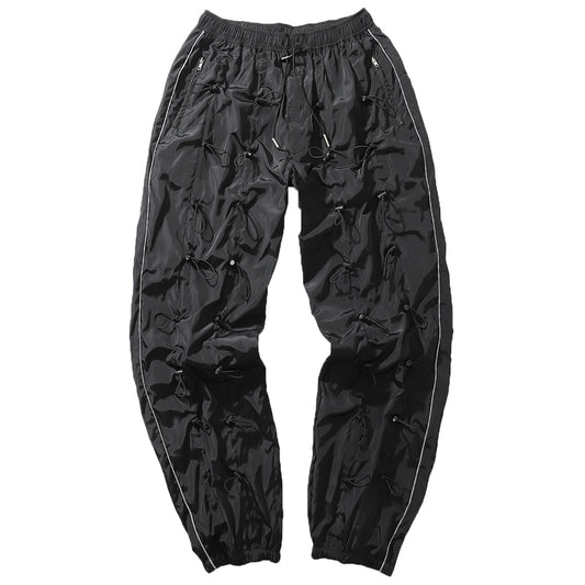 Pantalones Casuales con Detalles Reflectantes