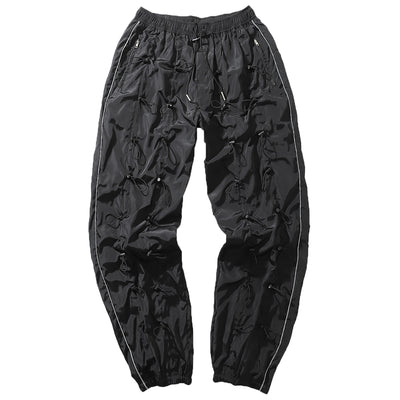 Pantalones Casuales con Detalles Reflectantes