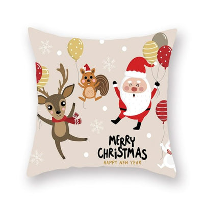 Funda de Cojín Navideño Terciopelo Suave con Estampado Digital - Image 17