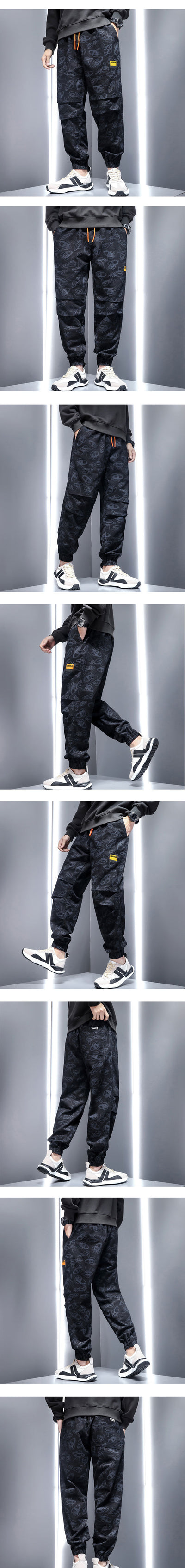 Pantalones Casuales Holgados Estilo Retro Ruffian para Hombre - Image 11