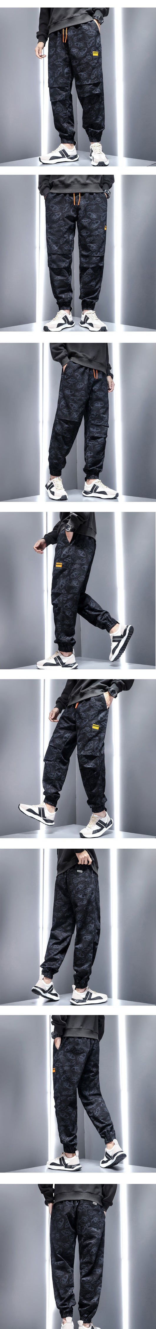 Pantalones Casuales Holgados Estilo Retro Ruffian para Hombre - Image 11