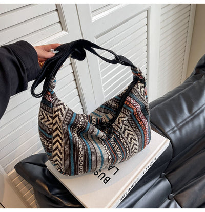 Bolso Bandolera Étnico Dumpling de Gran Capacidad - Estilo Moderno para Mujer - Image 19