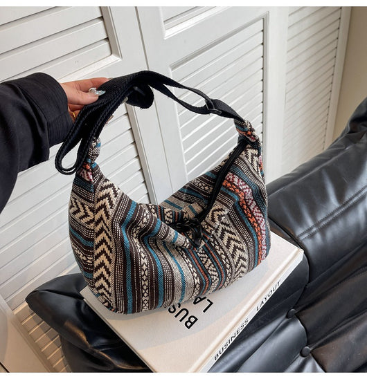 Bolso Bandolera Étnico Dumpling de Gran Capacidad - Estilo Moderno para Mujer - Image 19
