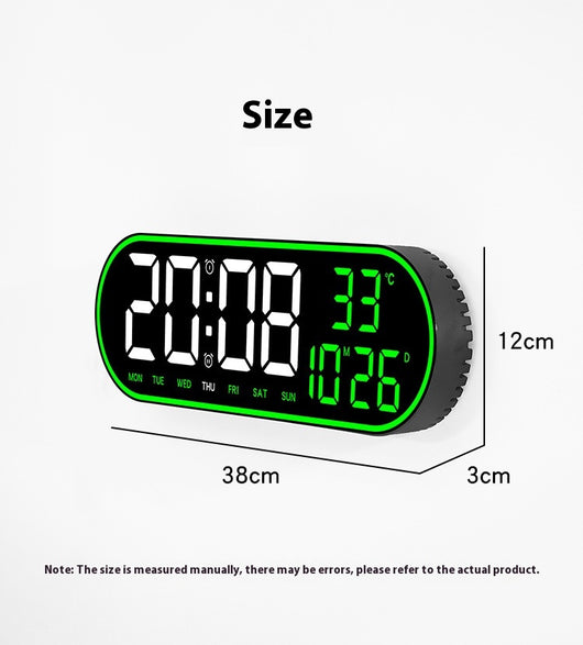 Reloj de Pared Digital Multifuncional para Sala - Decoración Moderna - Image 16